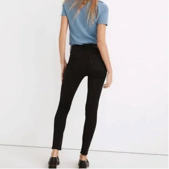 Madewell High-Rise Roadtripper Jeans in Davie Wash: Knee-Rip Edition Size 32 - Picture 2 of 8